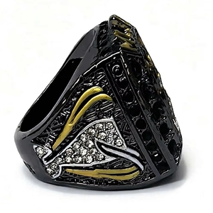 Anelli del Campionato 2022 del Club di Calcio MLS di Los Angeles, <span class=keywords><strong>Anello</strong></span> in Lega Placcato Nero Stile Hip-Hop per Regalo di Anniversario o Festa - Product Image 5