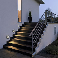 Lampe murale encastrée à détecteur de mouvement LED KDBANG, IP65, anti-éblouissement, économie d'énergie, pour extérieur, jardin, couloir, balcon, escalier