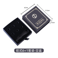 Ensemble de collection de boîte de laque vide avec tampon de sceau de cire pour la présentation de boîte-cadeau comprend des perles de cire et un autocollant de paquet de bâton de cire