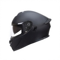 Casque de moto intégral exclusif transfrontalier à double ou simple visière avec petit spoiler, certifié DOT CE