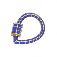 Pendentif en fil Micro incrusté, mode, Protection de l'environnement, fermoir à vis en cuivre, mousqueton, accessoires d'ornement