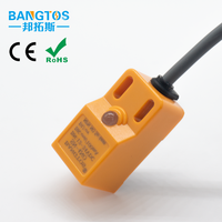 Sensor Proximitas Otomatisasi Industri BANGTOS NPN ABS, Saklar Proximitas Induktif, Jarak Penginderaan 4mm