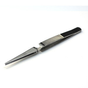 Stainless Steel Tweezers Set 4 Piece Curved Head Electronic Repair <b>Tool</b> DIY Clamping <b>Precision</b> Instrument 35g - Product Image 3