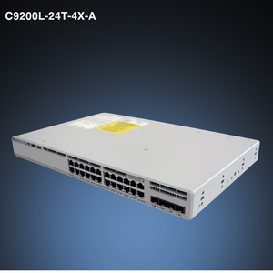C9200L-24T-4X-A <b>Catalyst</b> 9200L 24 Port Non PoE 10G Fiber SFP Uplinks Enterprise Managed Gigabit Switch QoS Layer 3 - Product Image 1