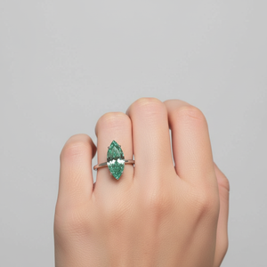 Engagement <b>Ring</b> <b>Moissanite</b> Diamond Marquise <b>Ring</b> 925 Stealing Sliver <b>Moissanite</b> <b>ring</b> - Product Image 1