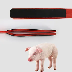 handle red piggery farm equipment pig paddle for livestock management