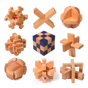 Jeu de <span class=keywords><strong>casse</strong></span>-tête logique 3D traditionnel <span class=keywords><strong>chinois</strong></span>, puzzle éducatif Kongming Lock pour enfants et adultes - Product Image 1