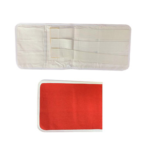 Faja Abdominal Elástica de Nailon Rojo, Delgada, para Fitness - Product Image 2