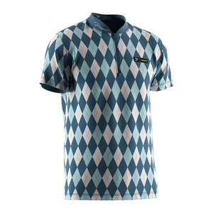 Camiseta Deportiva Sublimada de Buena Calidad, Manga Corta, Cuello Polo con Cierre, Camisas con Cuello Chino - Product Image 3