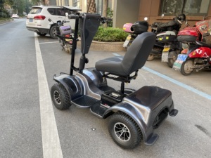 Chariot de golf/<span class=keywords><strong>buggy</strong></span> avec moteur 1000W, cadre en acier, contrôleur Curtis, porte-bagages avant pour handicapés - Product Image 2