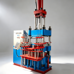 Machine de moulage par injection de caoutchouc silicone verticale servo-vacuum à transfert FIFO, équipement industriel d'usine - Product Image 4