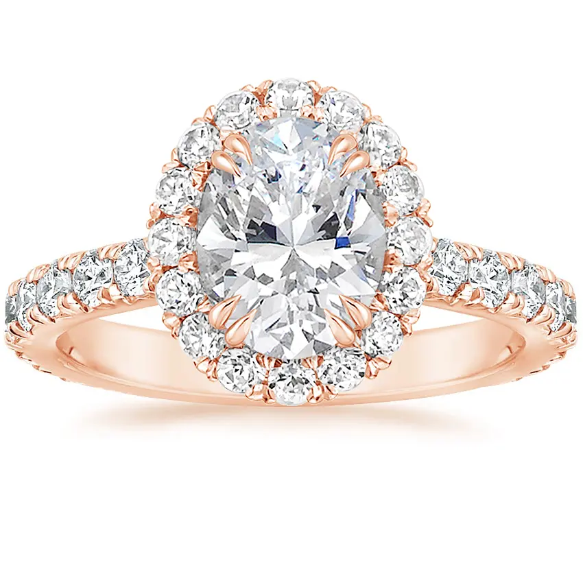 Xygems ювелирные изделия DEF vss розовое золото измельченный лед Муассанит любовь Обручальное кольцо