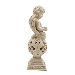 Statue d'ange cherubin en résine vintage pour <span class=keywords><strong>la</strong></span> décoration extérieure - Product Image 5