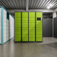 Casier de livraison intelligent personnalisé avec 6/12/24 portes, système de casier à colis intelligent
