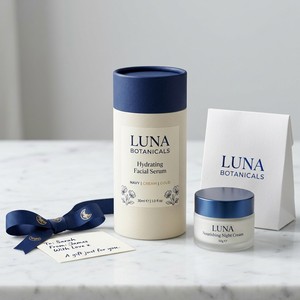 Boîte cylindrique ronde en papier kraft écologique pour l'emballage de crème pour le visage naturelle et biologique, logo personnalisé, vente en gros - Product Image 1