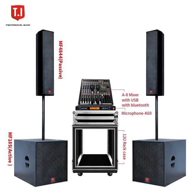 Professional Passive Mini Full Range System Karaoke Speaker 8 Inch Audio Sound Equipment Speakers for Church