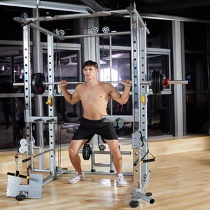 Snbo Equipo <span class=keywords><strong>de</strong></span> Fitness multifuncional Entrenamiento <span class=keywords><strong>de</strong></span> fuerza Power Rack Jaula Standing Squat Rack con entrenamiento <span class=keywords><strong>de</strong></span> levantamiento <span class=keywords><strong>de</strong></span> pesas - Product Image 6