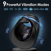 APP-gesteuerter Penis-Trainings-Vibrator, Männlicher Masturbator, Vibrations-Stroker, Eichel-Trainer-Stimulator, Sexspielzeug für Herren, Erwachsenen-Artikel