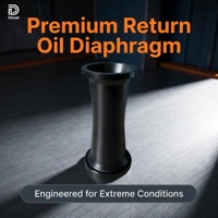 Diaphragme hydraulique robuste pour retour d'huile 3115192602 pour plateformes de forage et machines de forage de roche