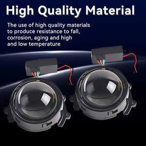 ปีศาจไฟหน้า LED ตากะพริบแบบไดนามิก3นิ้วโปรเจคเตอร์ LED Bi LED ไฟหน้าปีศาจ LED หลอดไฟ H4 25W 5000ลูเมน6000K - Product Image 5