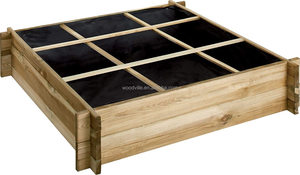 Legno di abete cinese vendita calda di alta qualità <span class=keywords><strong>attrezzature</strong></span> da <span class=keywords><strong>giardino</strong></span> fioriera quadrato in legno fioriera - Product Image 2