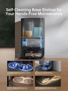 หุ่นยนต์ดูดฝุ่น Dreame Ultra รุ่น X30/X50/X40/X20 PRO ใหม่แกะกล่อง ไร้สาย กวาด ถู ทำความสะอาดบ้าน อัตโนมัติ - Product Image 3