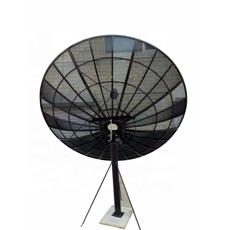 Antena de malla de aluminio KU C Band Prime Focus Excelente resistencia al viento con logotipo personalizado