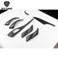 7 piezas F20 de fibra de carbono seca brillante y mate, kits de accesorios interiores de carbono real para BMW Serie 1, Serie 2, F21, F22, F87, M2