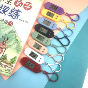 <b>Digital</b> LCD Keychain <b>Clock</b> Small Hanging Watch Battery Powered Timer For Students Exams Back To School - Product Image 1