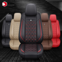 2022 Mcow One-Stop Supplier Car Seat Cover Set Car Accessories High Quality Durable Universal Pu Leather Seat Covers