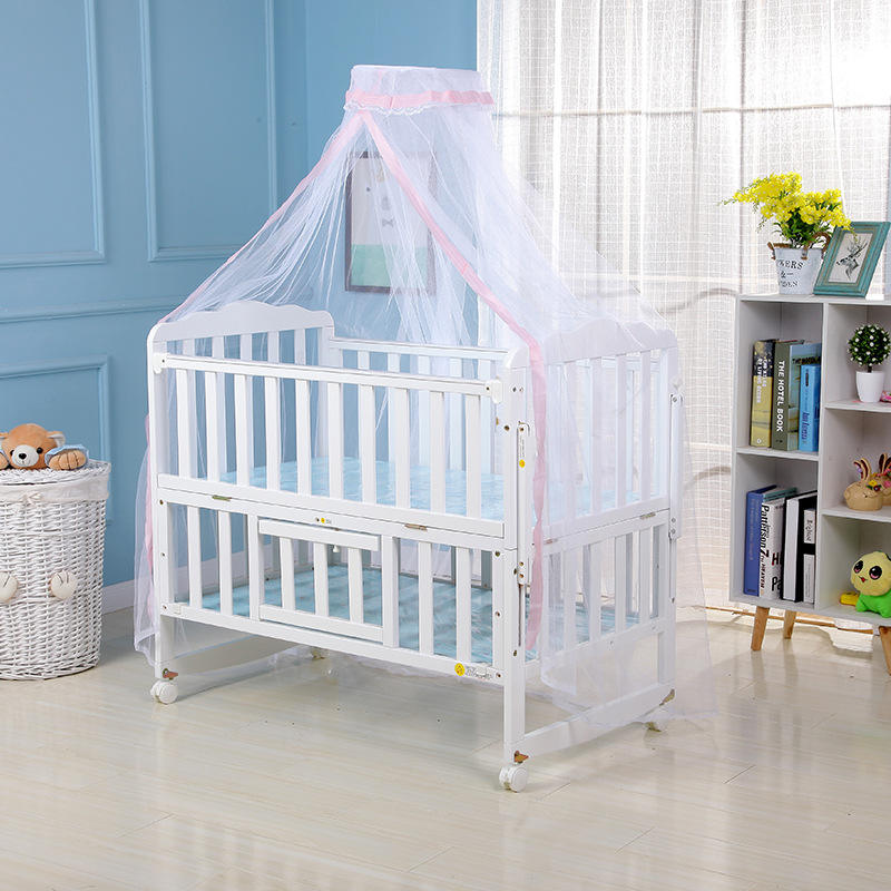 Crib Canopy Mosquito Net Bed Baby Toddler Safety Mosquito Net Clip