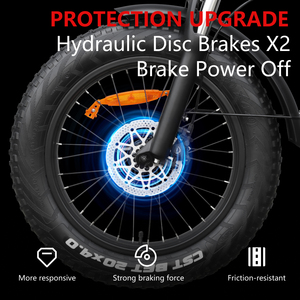 Europe DropShipping Q3 20 Inch Sport Mountain Off Road EBike Fat Tire 48v 750W Foldable With Suspension Q3 750w 1000w Motor Ebik - Product Image 2