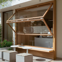 Porte pliante verticale en aluminium et fenêtre à pousser Fenêtres en aluminium Fenêtre pliante verticale