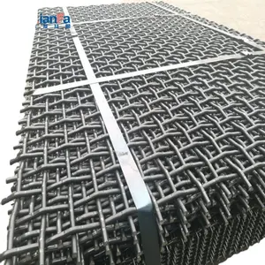 Hot Square Screening Galvanized Stainless Steel Crimped Wire Mesh