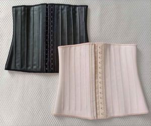 100% látex faja colombiana cintura alta calidad 3 filas ganchos corsé 25 acero deshuesado látex cintura entrenador Shaper - Product Image 2