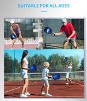 Conception personnalisée Pickleball Paddle Pickleball Paddle Cover Paddle Raquette en fibre de carbone Pickle Ball Raquettes et balles