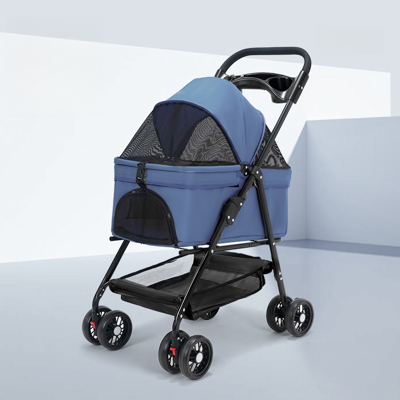 Bleu (pliage à deux mains + nacelle indétachable)