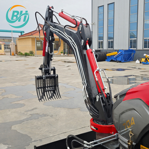 Tractor Agrícola Multifuncional Pequeño con Retroexcavadora, Equipo Agrícola Diésel para Trabajo <span class=keywords><strong>en</strong></span> <span class=keywords><strong>Campo</strong></span> - Product Image 4