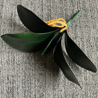 YL Realistische Handgemaakte Kunstmatige Phalaenopsis Cymbidium Orchidee Bladeren Huisdecoratie Bruiloft Bloemstukken Kunstmatige Potplant