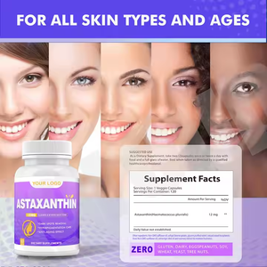 Cápsulas de Astaxantina OEM/ODM para Mejorar la Memoria, el Sueño y la Inmunidad en Adultos - Suplemento Dietético 500mg/cápsula 60 Cápsulas - Product Image 3