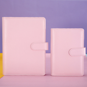Macaroon Colors PU Leather Cover A5 <strong>A6</strong> Planner <strong>Diary</strong>/leather Agenda Planner with Custom logo - Product Image 3