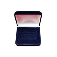 Airtite-Boîte à monnaie en velours, lingot d'or et d'argent, boîte de rangement pour capsules de pièces de collection avec couvercle à charnière