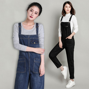 Pantalones <span class=keywords><strong>Vaqueros</strong></span> de Talla Grande 8XL <span class=keywords><strong>para</strong></span> Mujer Embarazada, Pantalones de Maternidad, Overoles, Jeans con <span class=keywords><strong>Tirantes</strong></span> <span class=keywords><strong>para</strong></span> Chicas, Jeans Casuales Holgados, Mono <span class=keywords><strong>para</strong></span> Damas - Product Image 2
