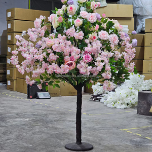 H0783 1.2m 1.5m faux <span class=keywords><strong>arbre</strong></span> à fleurs rose mariage événement fête <span class=keywords><strong>d</strong></span>écor petits centres de <span class=keywords><strong>table</strong></span> <span class=keywords><strong>arbre</strong></span> de fleurs de cerisier artificiel à <span class=keywords><strong>vendre</strong></span> - Product Image 2
