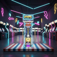 KUERMAI Machine de jeu de poinçon à pièces Arcade de boxe à haut score pour les centres de jeux