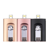 Clé USB Métallique Compatible - Grande Capacité 64 Go, Triple Fonction, Double Utilisation pour Téléphone Portable et Ordinateur, Interface USB 2.0/3.0
