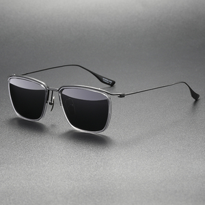 Lunettes De soleil polarisées à monture épaisse pour hommes et femmes, carrées, vintage, nouvelle collection CS-DTX106, 2023 - Product Image 4