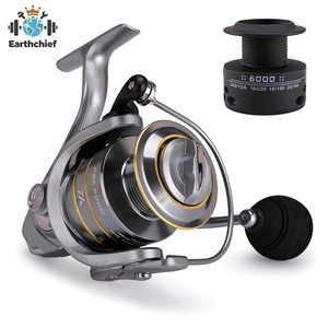 Carrete de Pesca Giratorio de Aleación de Aluminio <span class=keywords><strong>Navion</strong></span> Serie NA 1000-7000 para Mano Izquierda, para Cañas de Mar y Equipo de Pesca - Product Image 3