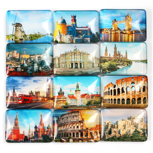 Creatie Travel Souvenirs Etiqueta magnética <span class=keywords><strong>Seychelles</strong></span> Maldivas Hawaii Países Bajos Imagen personalizada Imán de nevera vintage - Product Image 1