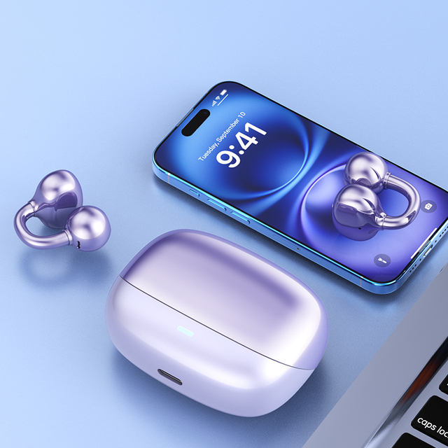 CP1 Factory Oem Clip-On Earbuds Wireless Stereo Sound Earphones Bt 6.0 Slim Hook Waterproof Ipx4 Sports Headphones